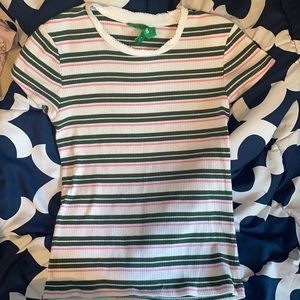 Dip Women’s XS tee (white,green,& pink)